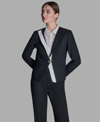 BCBG - Women's Long-Sleeve One Button Jacket