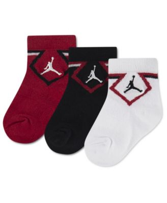 Jordan - Baby Diamond Ankle Socks, 3-Pack Set