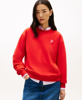 Tommy Hilfiger - Women's Script Logo Crewneck Sweatshirt