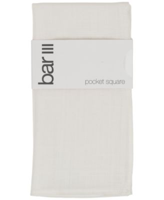 Bar III - Men's Seasonal Solid Pocket Square