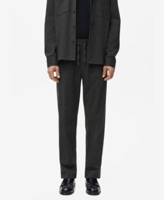 MANGO - Men's Cotton Drawstring Joggers