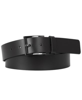 Hugo Boss - Men's Embossed Logo Leather Belt