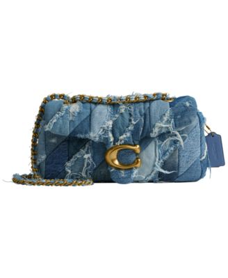 COACH - Soft Quilted Denim Patchwork Tabby Small Shoulder Bag
