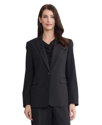 Jones New York - Women's Peak Lapel Collared Jacket