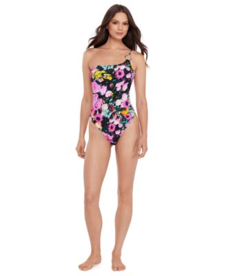 Steve Madden - Women's Moderate Coverage One-Piece Swimsuit