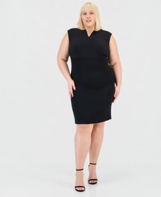 Plus Size Sleeveless Sheath Dress image