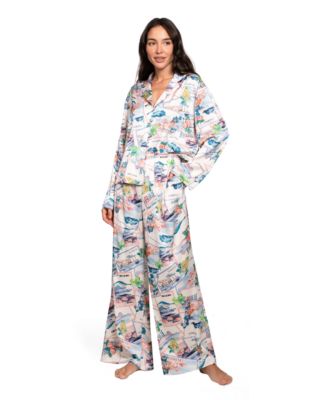 Midnight Bakery - Women's Button-Down Top & Pants, 2-Piece Set