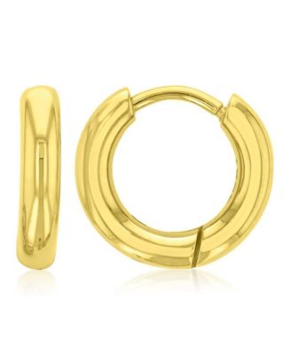 Roxy - Waterproof Yellow 12mm Huggie Earrings
