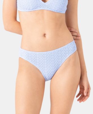 Juniors' Crochet Hipster Full Swim Bottoms image