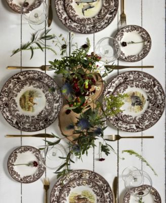 Spode - Woodland by  Pheasant Salad Plate