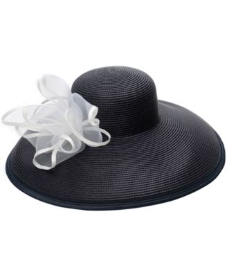 August Hats - Extra Wide Brim Crinoline Hat