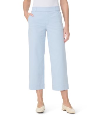 Gloria Vanderbilt - Women's Shape-Effect Wide-Leg Cropped Pull-On Pants