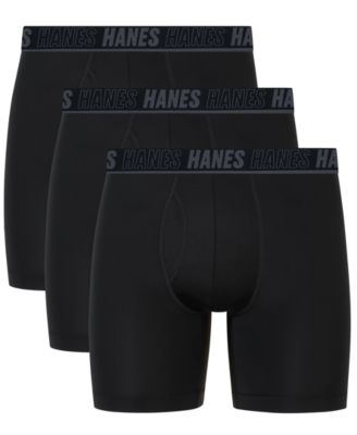 Hanes - Men's Moves XTEMP Performance Boxer Briefs, 3-Pack