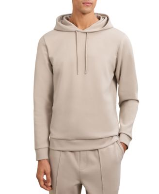 REISS - Men's Premium Interlock Drawstring Hoodie