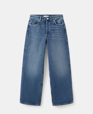 MANGO - Women's Straight Low-Waist Jeans