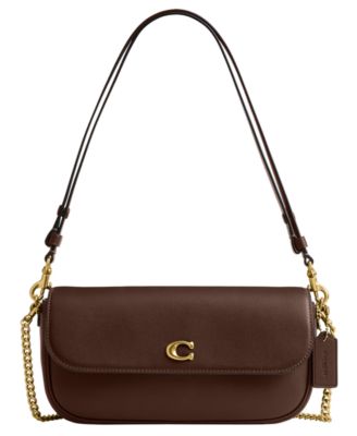 COACH - Brook Small Leather Flap Chain Bag