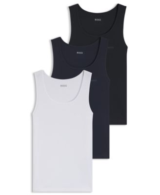Hugo Boss - Men's Rib Vest, 3-Pack Set