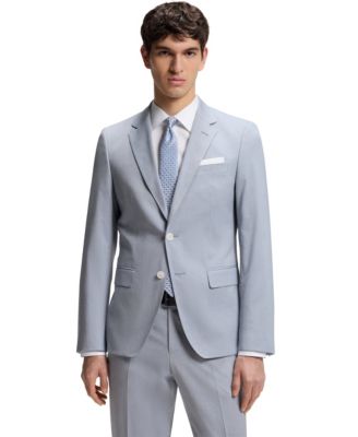 Hugo Boss - BOSS by  Men’s Patterned Chiffon Slim-Fit Jacket