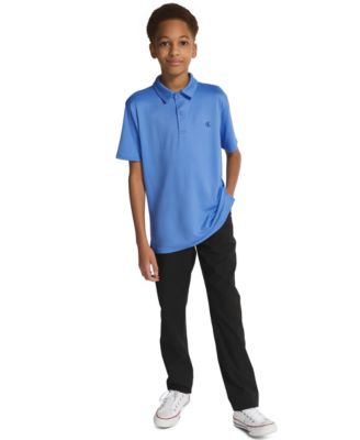 Calvin Klein - Boys' 8-20 Short-Sleeve Tech Polo Shirt