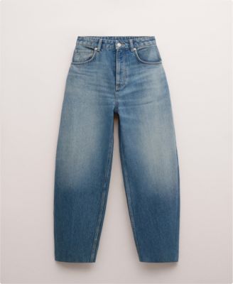 MANGO - Women's High-Rise Balloon Jeans
