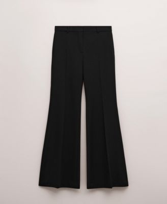 MANGO - Women's Mid-Rise Flare Pants