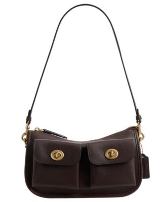 COACH - Leather Twin Turnlock Small Waverly Bag