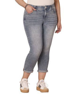 Democracy - Plus Size Ankle Length Mid Rise Jeans