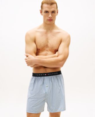 Tommy Hilfiger - Men's Front Button Woven Boxers