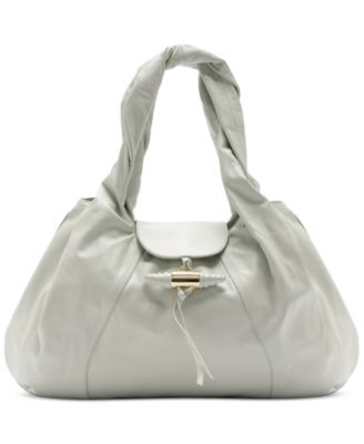 Arezzo - Rita Large Decorative Tassel Snap Button Hobo Bag
