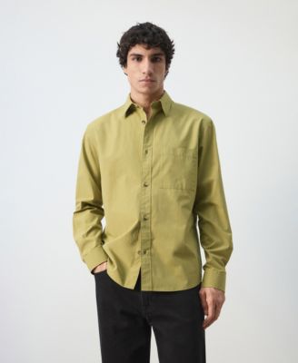 MANGO - Men's Cotton Relaxed-Fit Shirt