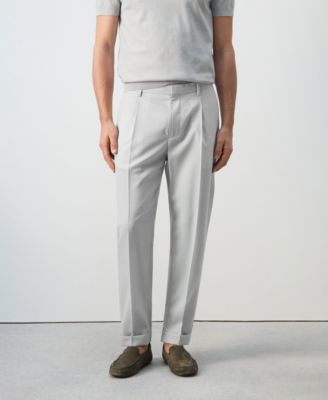 MANGO - Men's Cold Wool Regular Fit Pants