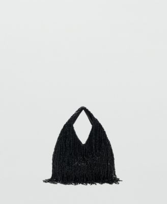 MANGO - Women's Fringed Handbag