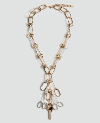 MANGO - Women's Pendant Chain Necklace