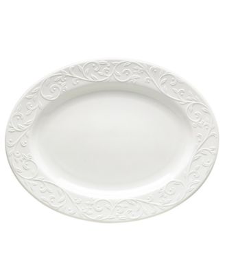 Opal Innocence Carved Large Oval Platter image