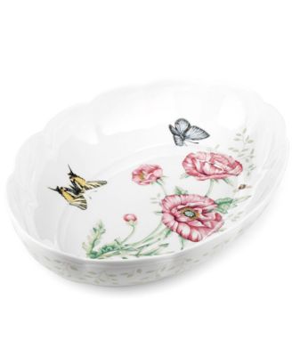 Lenox - "Butterfly Meadow" Oval Baker