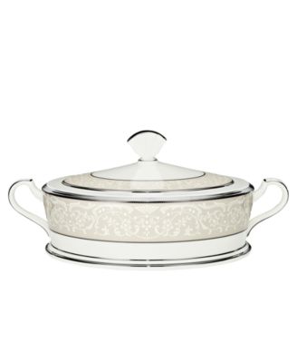 Noritake - "Silver Palace" Covered Vegetable