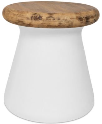 Safavieh - Morlie Outdoor Accent Table, Quick Ship