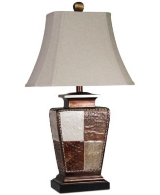 StyleCraft Home Collection - Austin Patchwork Table Lamp