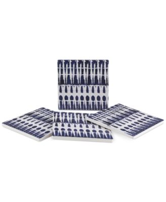Blue Dye IV 4-Pc. Coaster Set  image