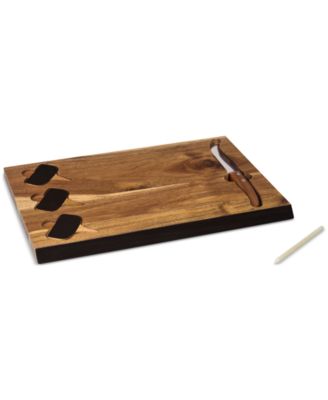 Toscana® by Delio Acacia Wood Cheese Board & Tools Set image