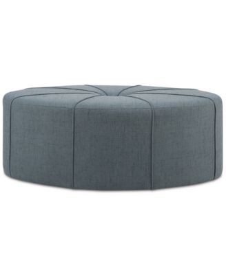 INK+IVY - Ferris Oval Ottoman, Quick Ship