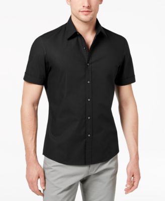 Michael Kors - Men's Solid Stretch Shirt