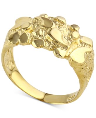 Macy's - Nugget Statement Ring in 10k Gold