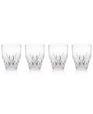 Aurora Clear Stemless Wine Glasses, Set of 4 image