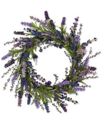Nearly Natural - 20" Lavender Wreath