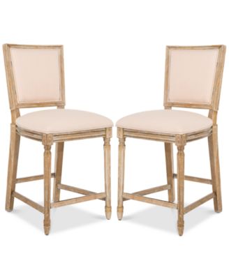 Safavieh - Evina Counter Stool (Set of 2), Quick Ship