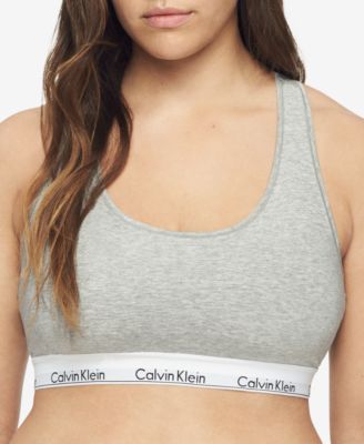 Calvin Klein - Plus Size Modern Cotton Unlined Bralette QF5116