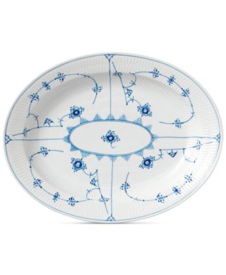 Royal Copenhagen - Blue Fluted Plain Large Oval Platter