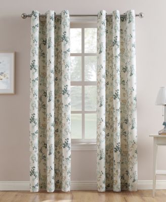 No. 918 - Mabel Leaf Print Curtain Collection