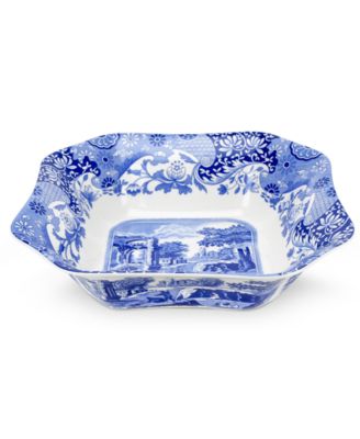Spode - "Blue Italian" Square Serving Bowl